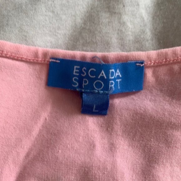 Escada 3/4 sleeve T Shirt. - Picture 5 of 6